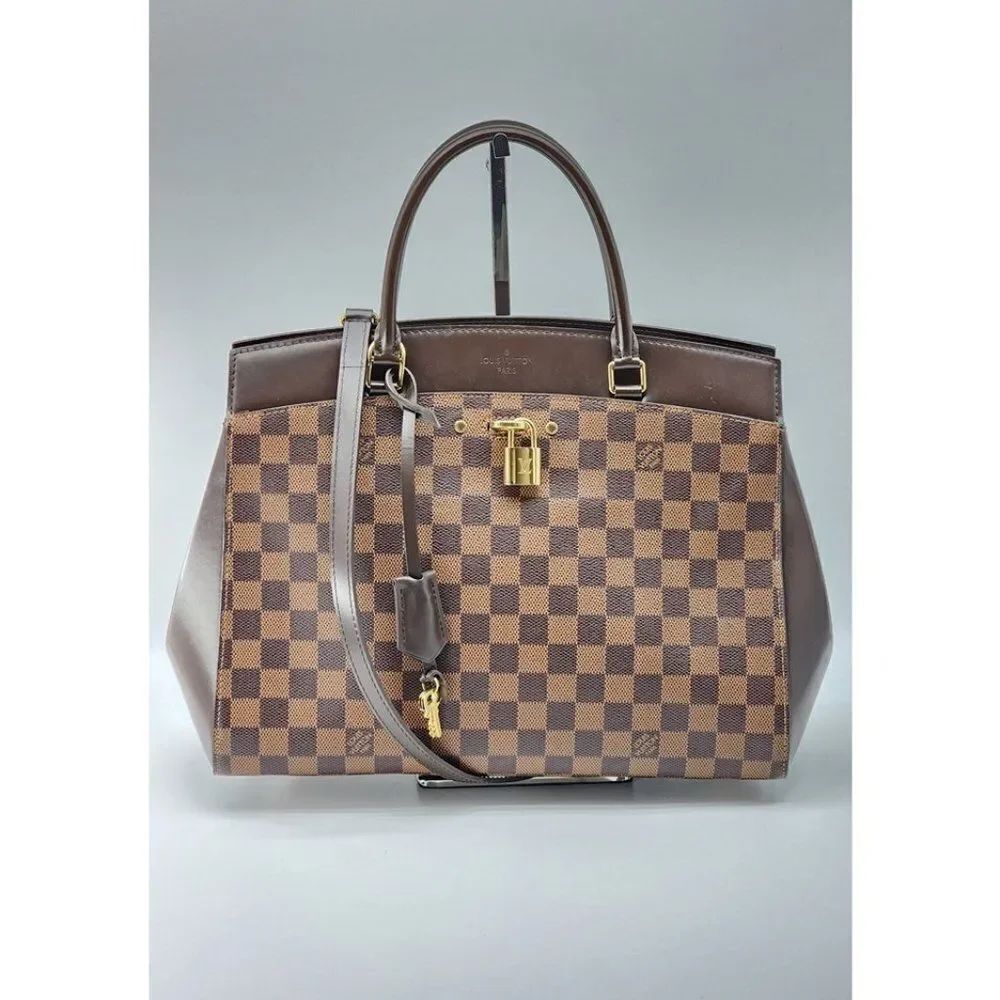 Louis Vuitton Rivoli MM Damier Ebene Satchel | Like New Condition